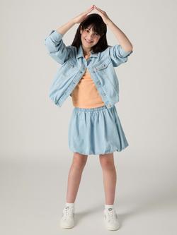 Levi's Kids' Bubble Trucker Denim Jacket, Blue - view 2, Wow Me Over