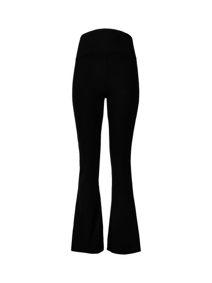 Lovall Flared Maternity Leggings, Black - view 2, Black