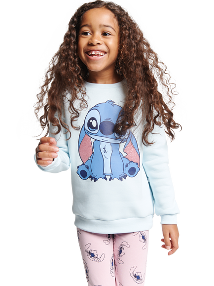 Brand Threads Kids' Disney Stitch Top and Leggings Set, Multi - view 2, Multi