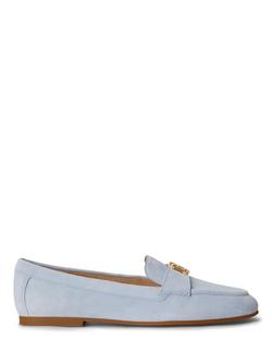 Lauren Ralph Lauren Averi III Suede Loafers, Alpine Blue, Alpine Blue
