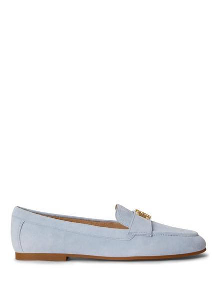 Lauren Ralph Lauren Averi III Suede Loafers, Alpine Blue, Alpine Blue