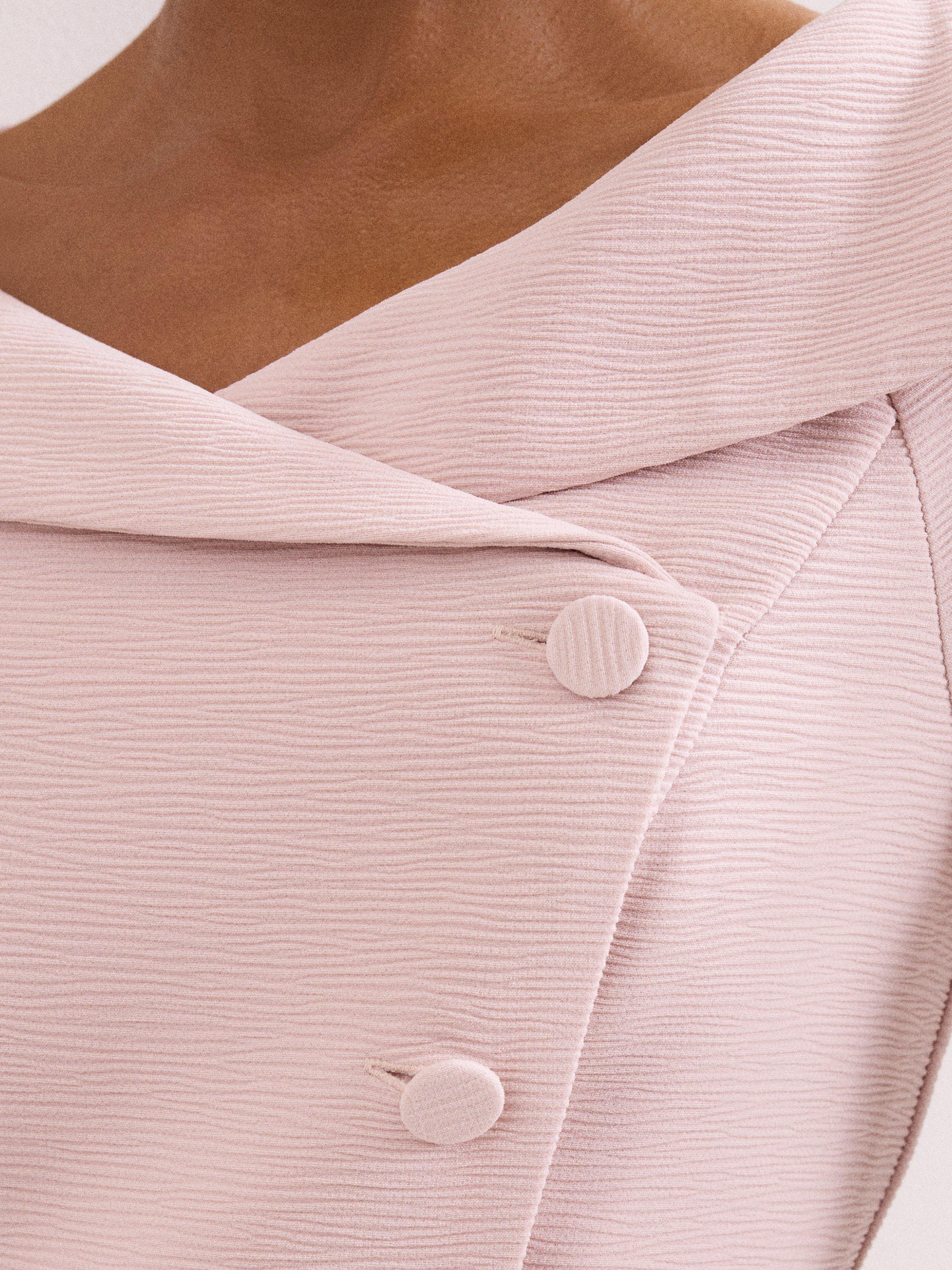 Product image 8 of 9, which shows Phase Eight Petite Sienna Dress, Pale Pink, 10