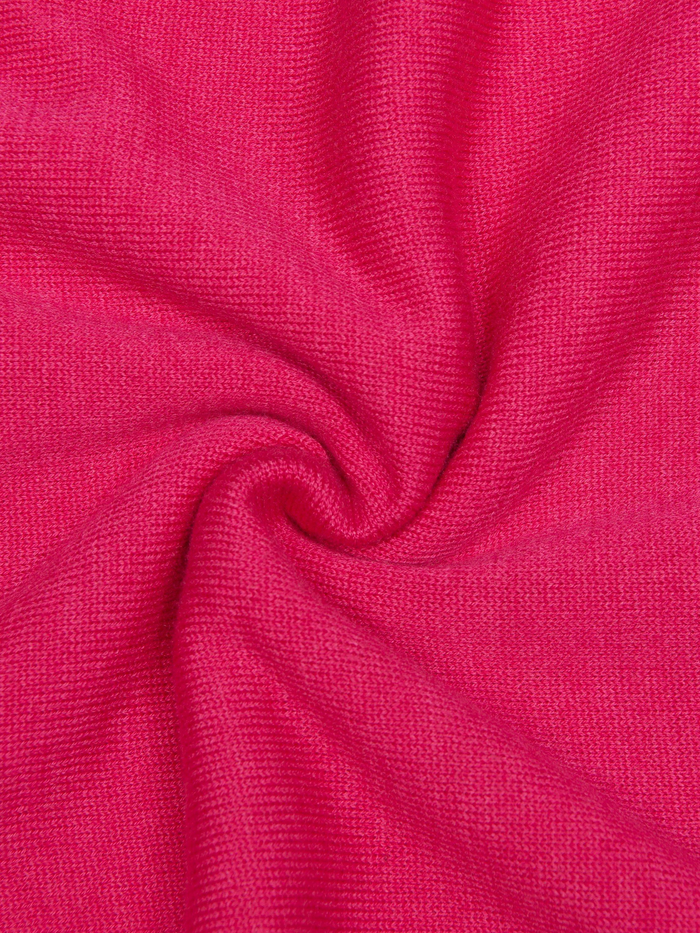 Product image 5 of 6, which shows Sweaty Betty Oversized Logo Scarf, Beet Pink, One Size