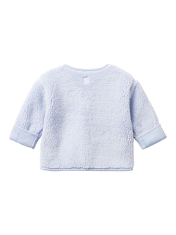 Benetton Baby Reversible Cardigan Jacket, Blue - view 2, Blue