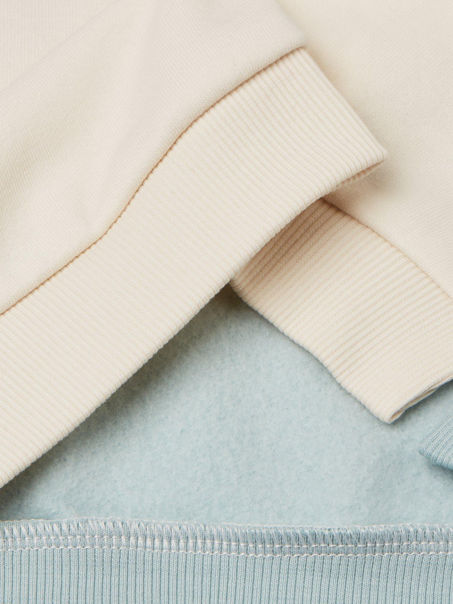 Product image 3 of 3, which shows Benetton Kids' Cotton Blend Colour Block Sweatshirt, Multi, 3-4 years