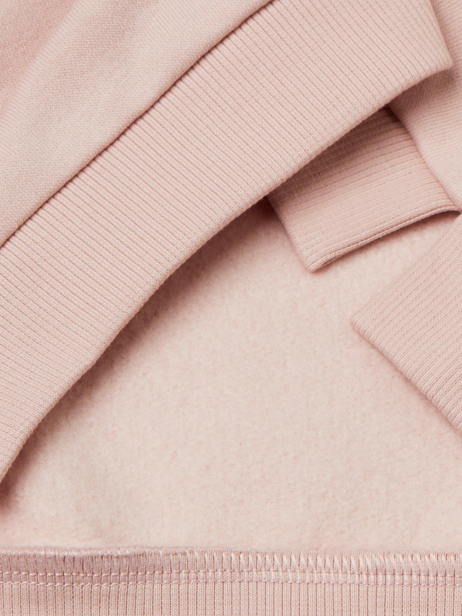 Product image 3 of 3, which shows Benetton Kids' Cotton Blend Logo Sweatshirt, Pink, 3-4 years