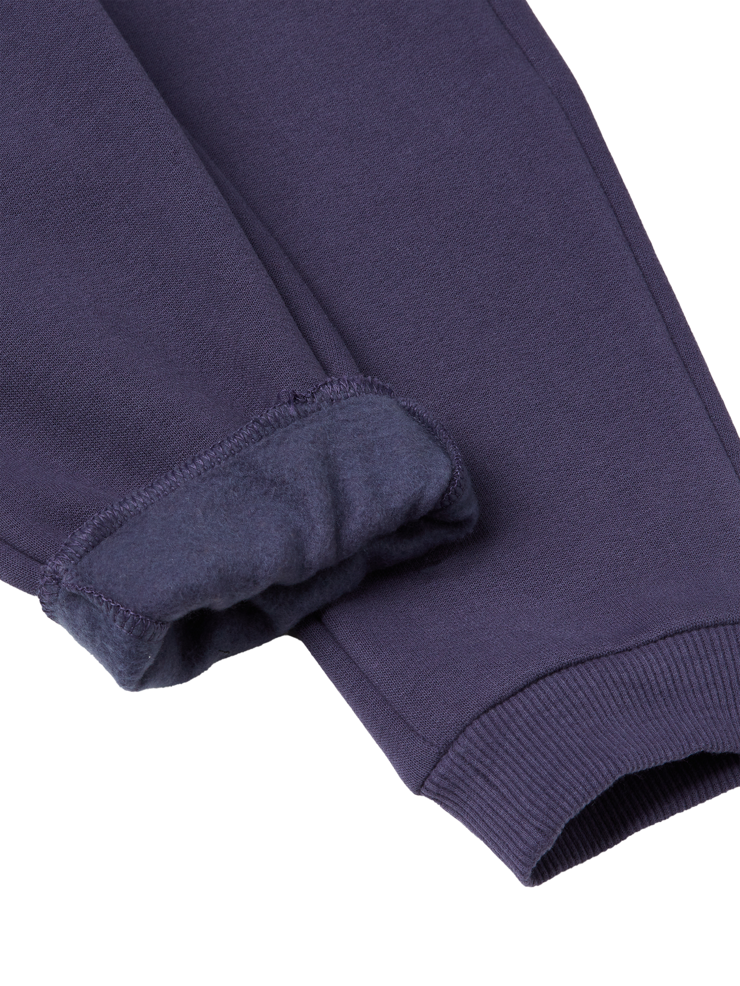 Product image 3 of 3, which shows Benetton Kids' Fleece Drawstring Joggers, Blue, 18-24 months