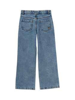 Benetton Kids' Rhinestone Straight Fit Jeans - view 2, Blue