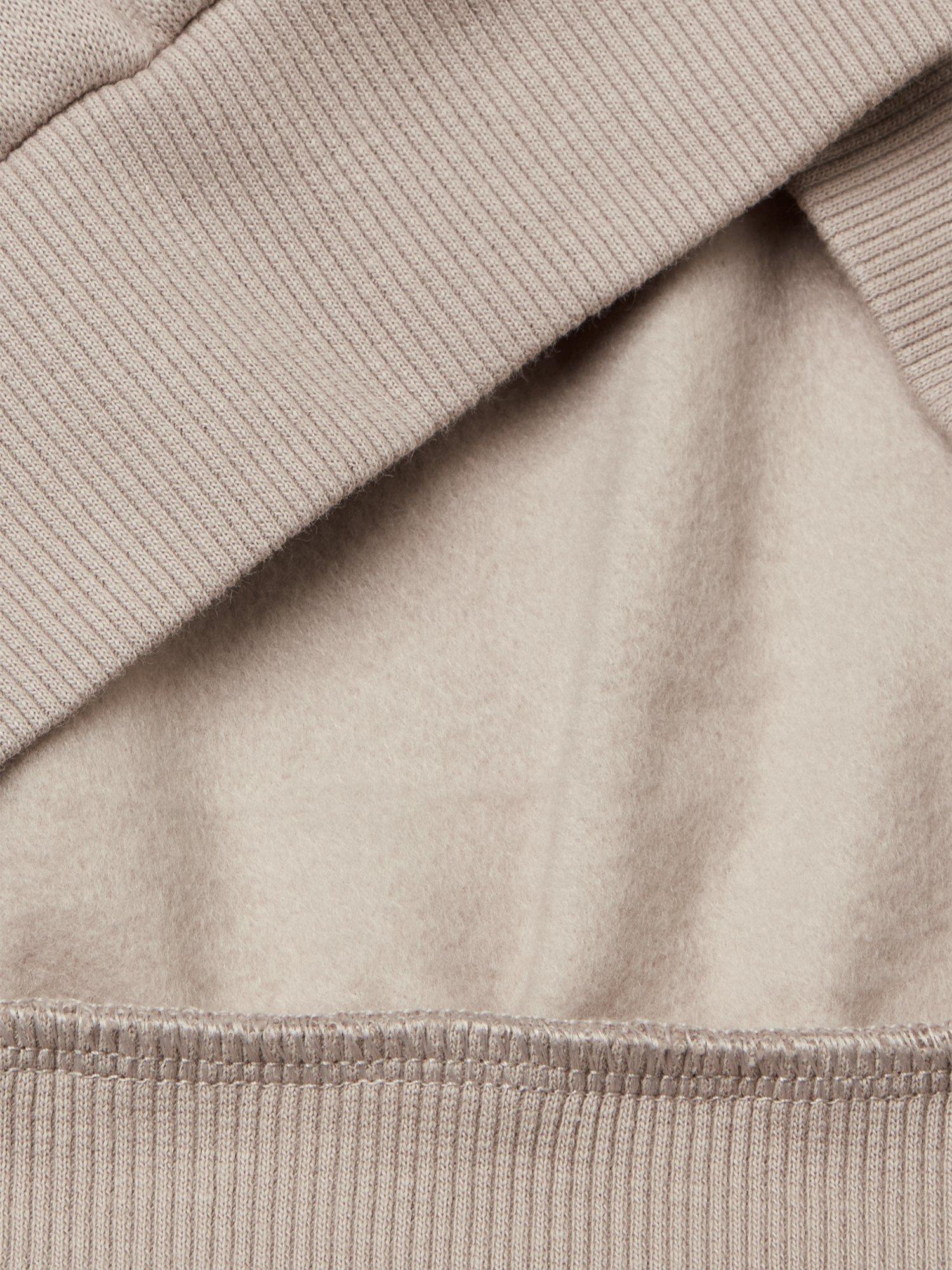 Product image 3 of 3, which shows Benetton Kids' Cotton Blend Oversized Sweatshirt, Beige, 6-7 years