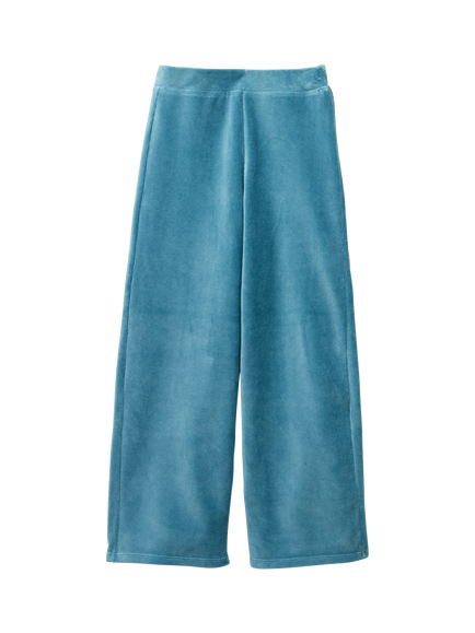Benetton Kids' Cotton Blend Palazzo Trousers, Blue, Blue