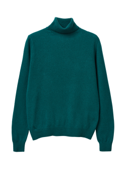 Benetton High Neck Wool Jumper, Green