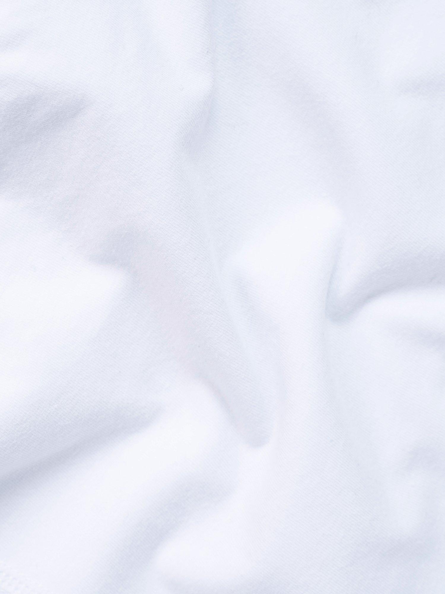 Product image 6 of 6, which shows OddBalls Classic Cotton Blend Boxers, Pack of 4, White, XXS