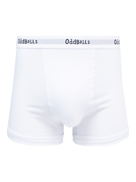 OddBalls Classic Cotton Blend Boxers, Pack of 5 - view 2, White
