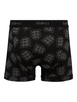 OddBalls England Football Cotton Blend Boxers - view 2, Black