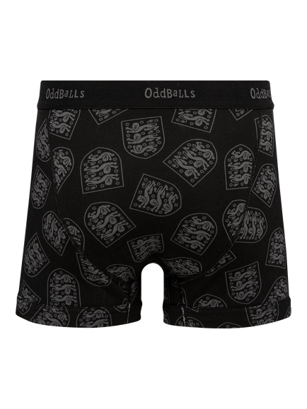 OddBalls England Football Cotton Blend Boxers - view 2, Black