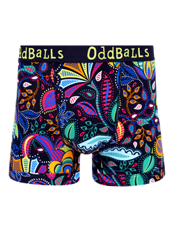 OddBalls Mixed Cotton Blend Boxers, Pack of 3 - view 2, Midnight/Magic Garden