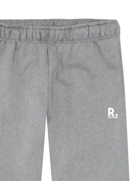 RATION.L R-Kind Cotton Joggers, Grey Marl - view 2, Grey Marl