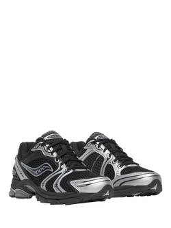 Saucony ProGrid Triumph Trainers, Black/Silver - view 2, Black/Silver