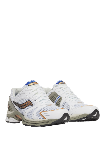 Saucony ProGrid Triumph 4 Running Shoes, White/Multi - view 2, White/Multi