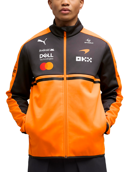 PUMA x McLaren Racing Motorsports Softshell Jacket, Papaya, Papaya
