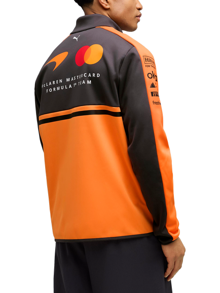 PUMA x McLaren Racing Motorsports Softshell Jacket, Papaya - view 2, Papaya