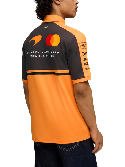 PUMA McLaren Polo Top, Papaya - view 2, Papaya