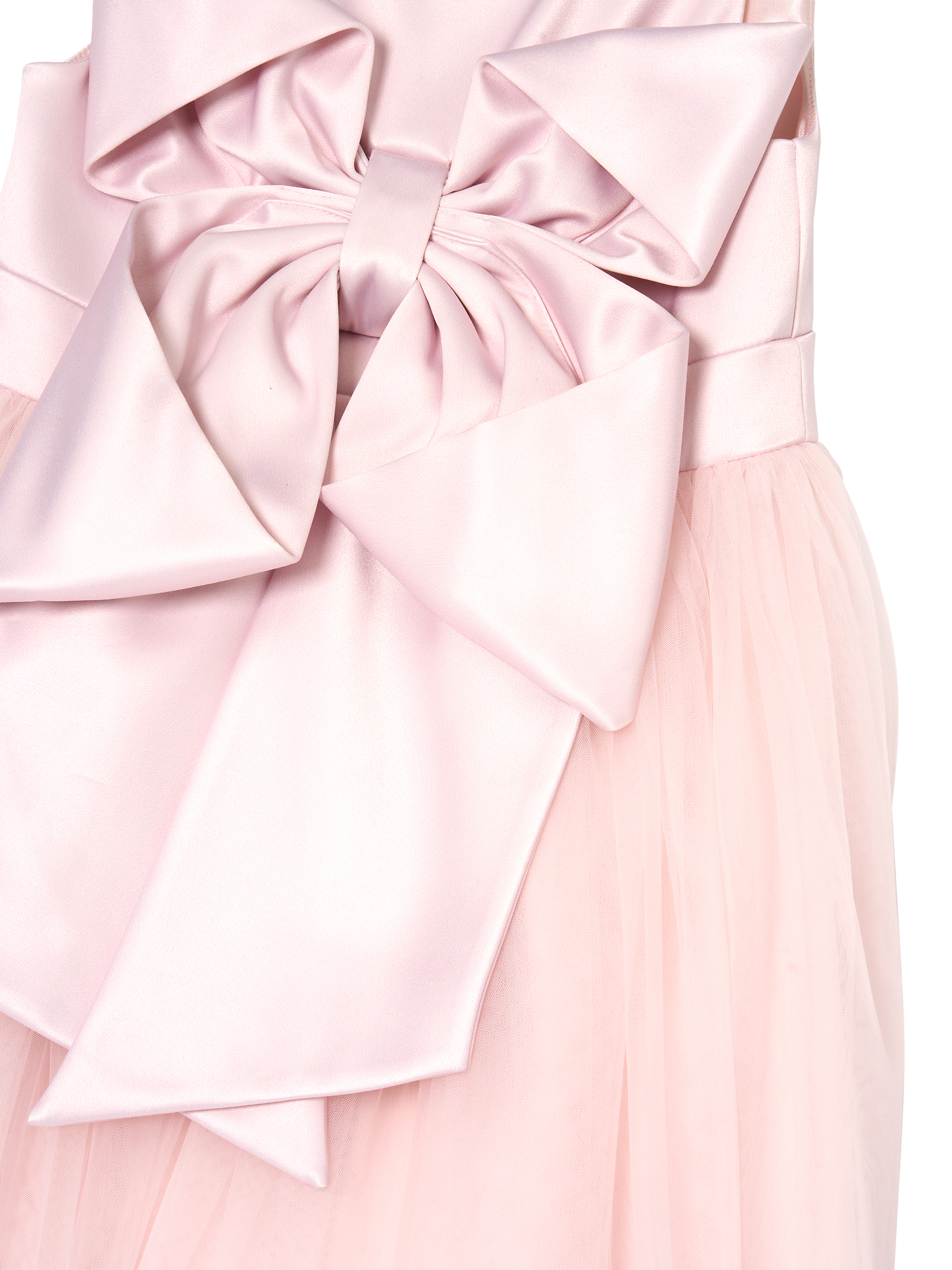 Product image 8 of 8, which shows Angel & Rocket Kids' Elizabeth Statement Bow Dress, Blush, 2 years