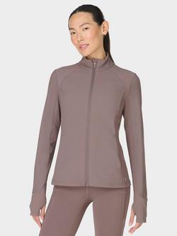Sweaty Betty Winter Power Soft Shell Jacket, Grounded Brown