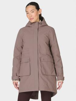 Sweaty Betty Winter Stride Waterproof Coat, Taupe Brown
