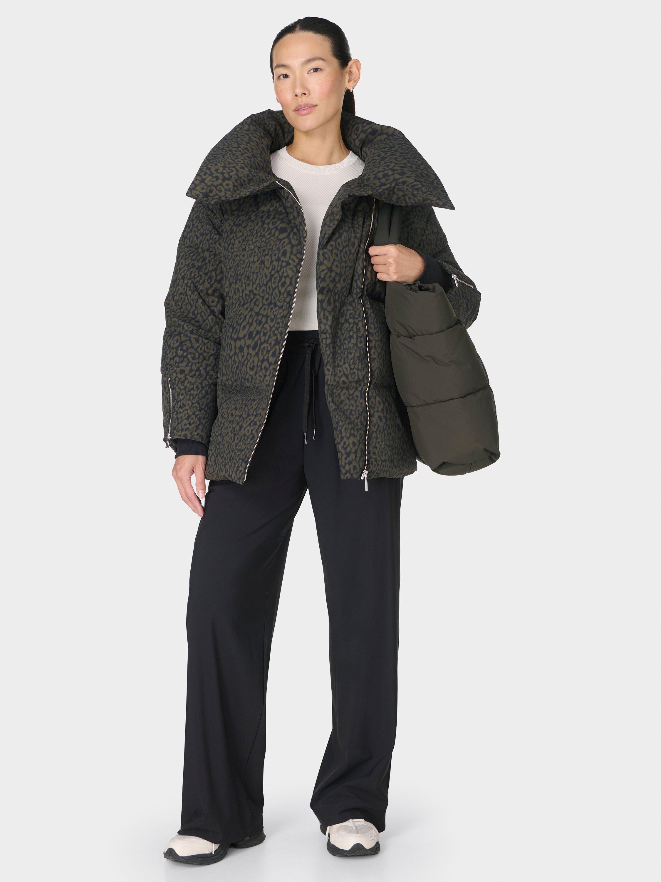 Product image 3 of 8, which shows Sweaty Betty Warm Winter Puffer Jacket, Green, XXS