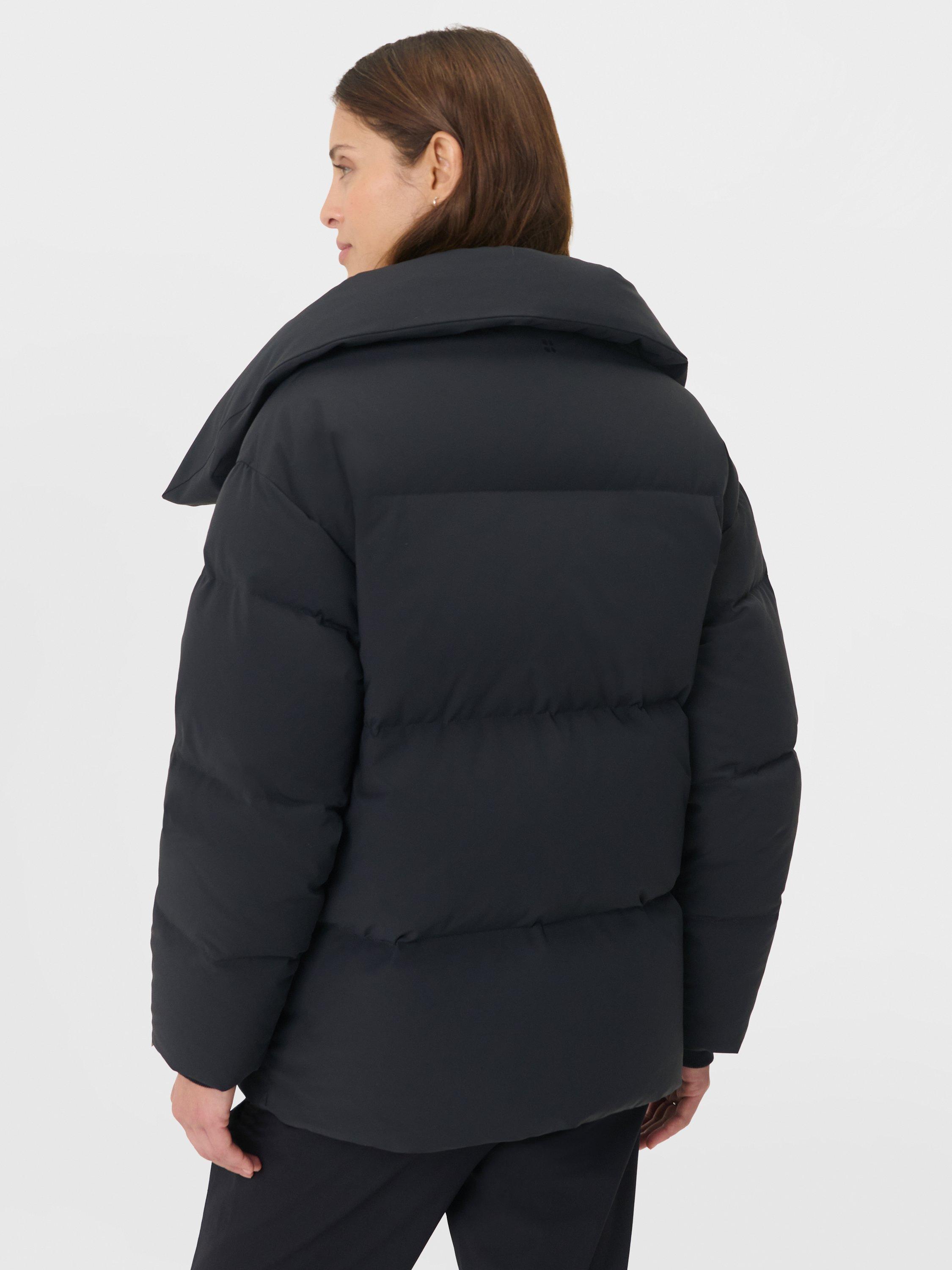 Product image 5 of 9, which shows Sweaty Betty Warm Winter Puffer Jacket, Black, XS