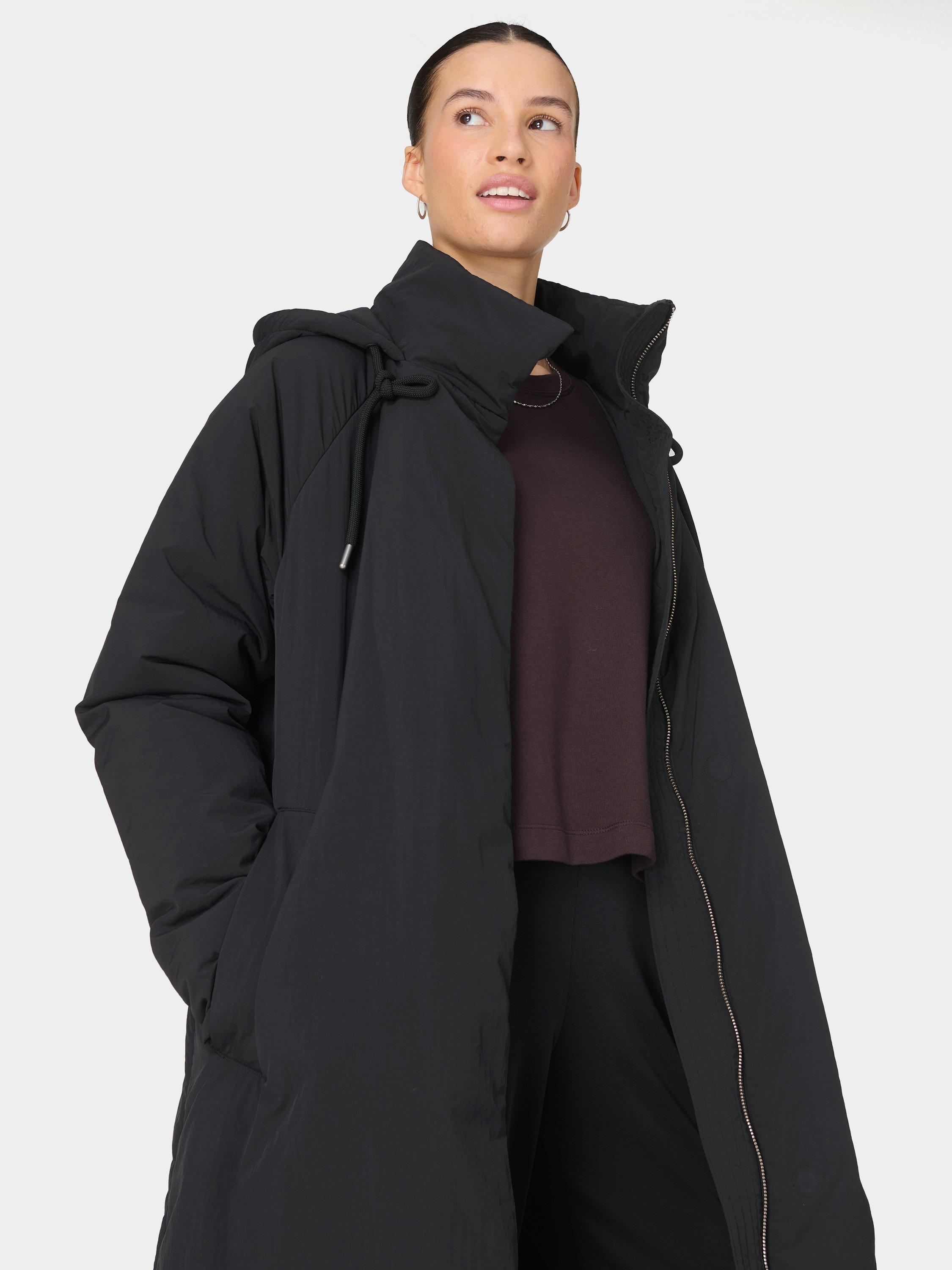 Product image 2 of 6, which shows Sweaty Betty Parka Coat, Black, XS