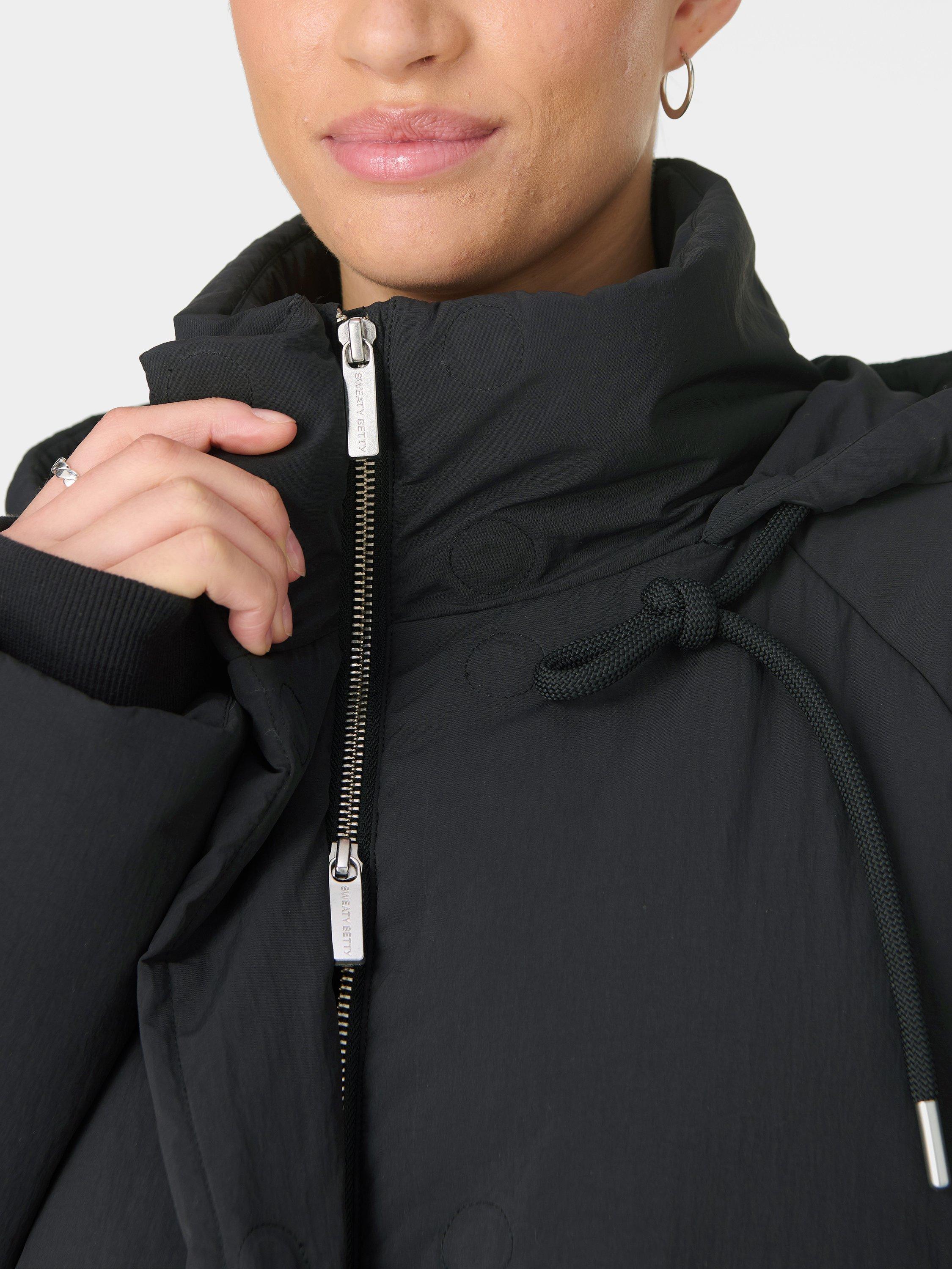 Product image 3 of 6, which shows Sweaty Betty Parka Coat, Black, XS