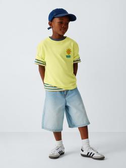 John Lewis Kids' Stripe/Leopard/Sun T-Shirts, Pack of 3, Multi - view 2, Multi