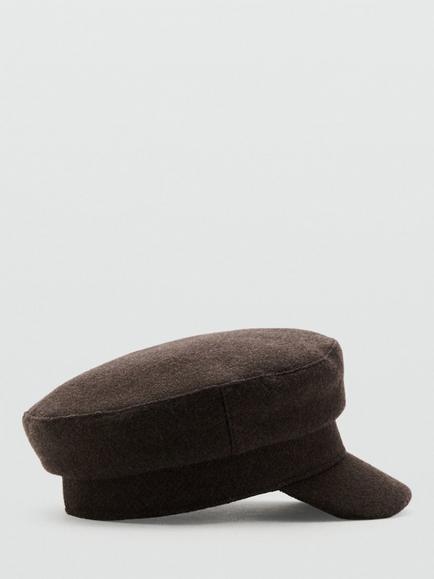 Mango Sailor's Cap, Dark Brown, Dark Brown