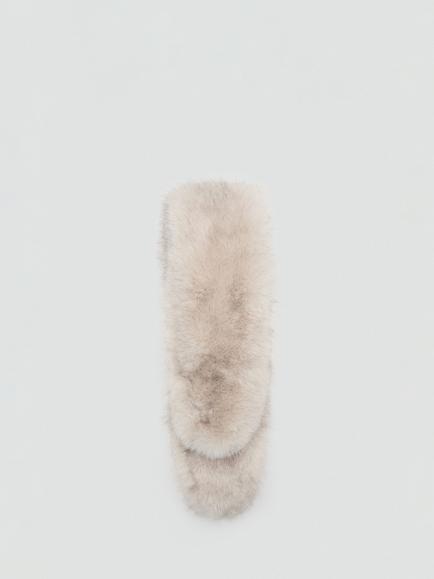 Mango Fluffy Scarf, Light Beige, Light Beige