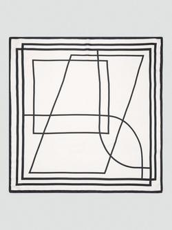 Mango Neo Square Scarf, Light Beige, Light Beige