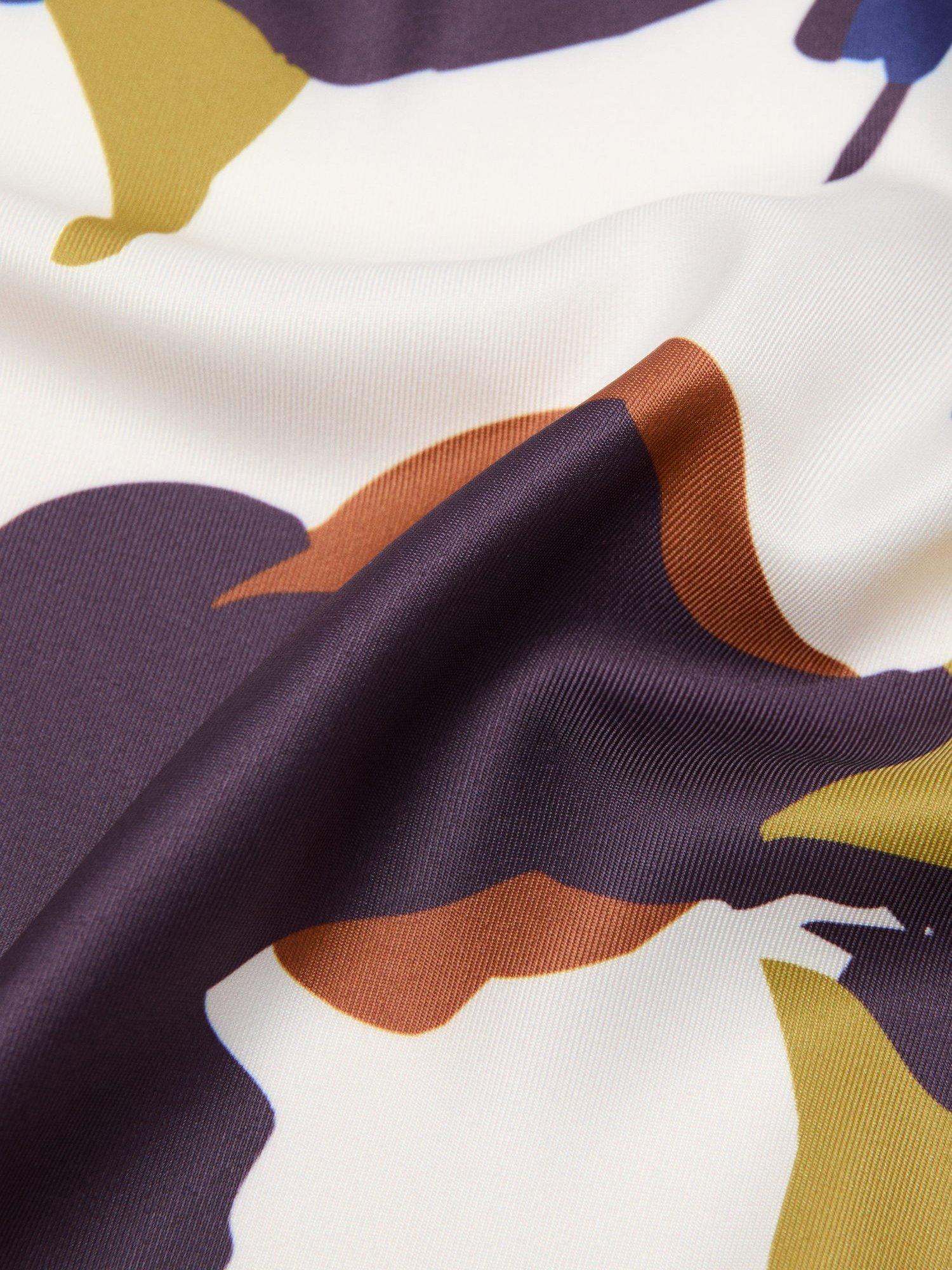 Product image 2 of 3, which shows Mango Prado Scarf, Dark Red