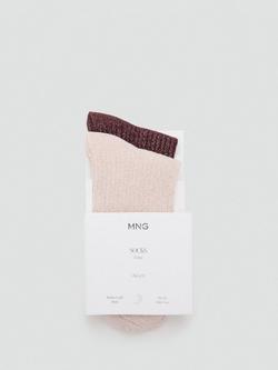 Mango Lucia Socks, Pack of 2 - view 2, Light Pink