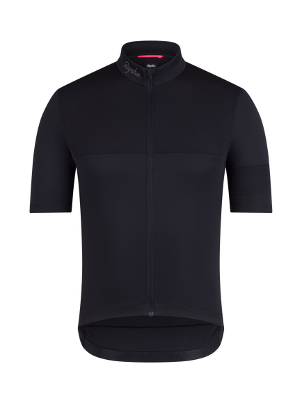 Rapha Men's Brevet Element Jersey Top, Black/Grey, Black/Grey