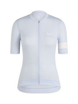 Rapha Core Short Sleeved Zipped Jersey, Arctic Ice, Arctic Ice