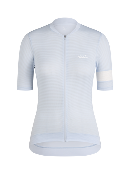 Rapha Core Short Sleeved Zipped Jersey, Arctic Ice, Arctic Ice