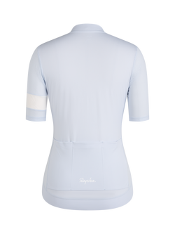 Rapha Core Short Sleeved Zipped Jersey, Arctic Ice - view 2, Arctic Ice
