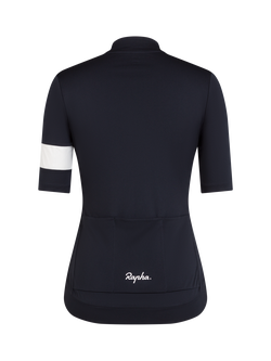 Rapha Core Short Sleeved Zipped Jersey, Black - view 2, Black