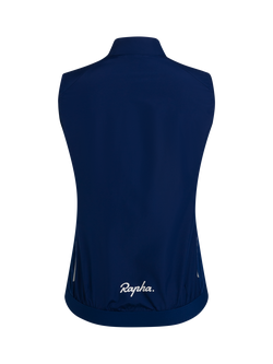 Rapha Core Sleeveless Zipped Gilet, Blue - view 2, Blue