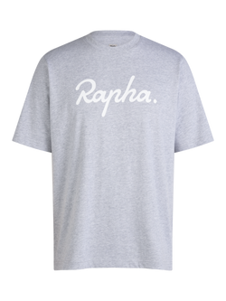 Rapha Men's Cotton T-Shirt, Grey/White, Grey/White