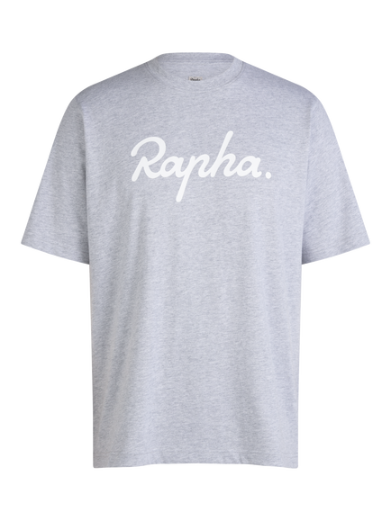Rapha Men's Cotton T-Shirt, Grey/White, Grey/White