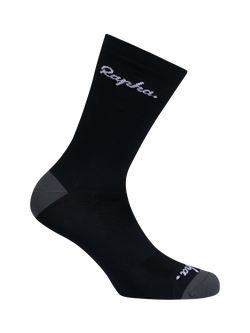 Rapha Logo Socks, Black, Black