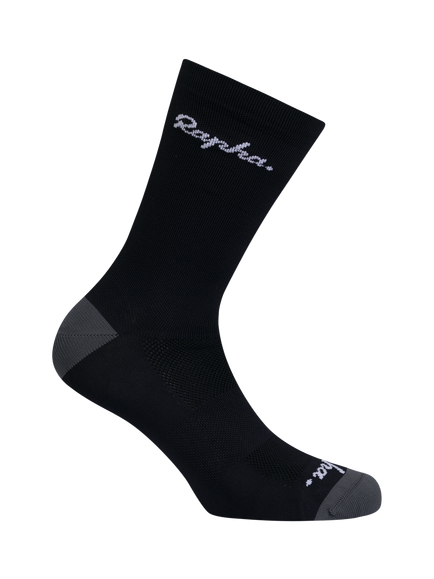 Rapha Logo Socks, Black, Black
