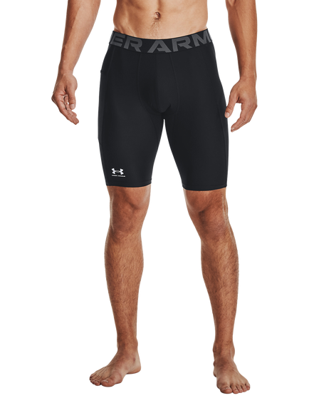 Under Armour Men's HeatGear Shorts, Black/White, Black / / White